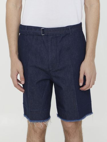 Lanvin Blue Denim Bermuda Shorts - Lanvin - Modalova