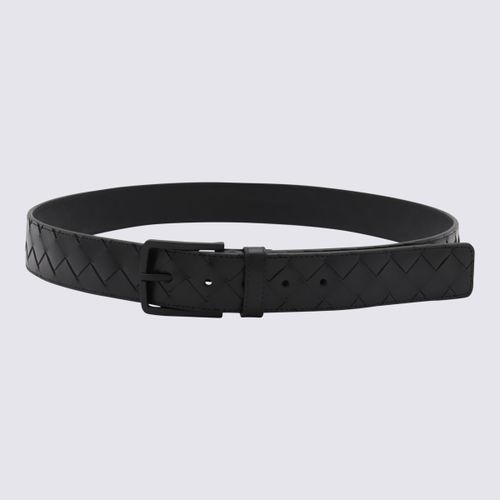 Bottega Veneta Black Leather Belt - Bottega Veneta - Modalova