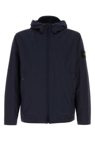 Midnight Blue Stretch Polyester Padded Jacket - Stone Island - Modalova