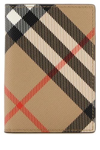 Printed E-canvas Card Holder - Burberry - Modalova