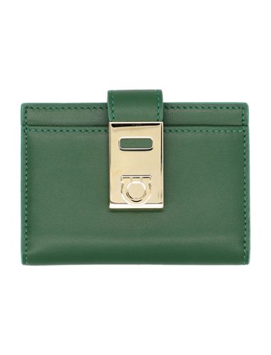 Ferragamo Hug Bicolor Wallet - Ferragamo - Modalova