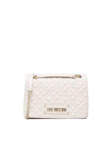 Logo Lettering Chain Linked Shoulder Bag - Love Moschino - Modalova