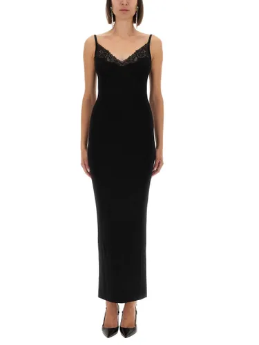 Self-portrait Long Knit Dress - self-portrait - Modalova