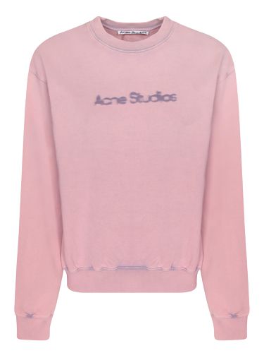 Blurred Logo Sweatshirt - Acne Studios - Modalova