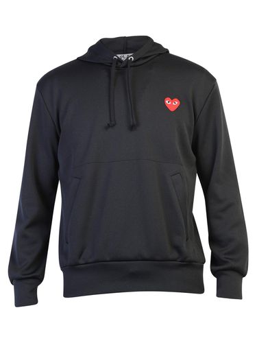 Heart Logo Embroidered Drawstring Hoodie - Comme des Garçons Play - Modalova