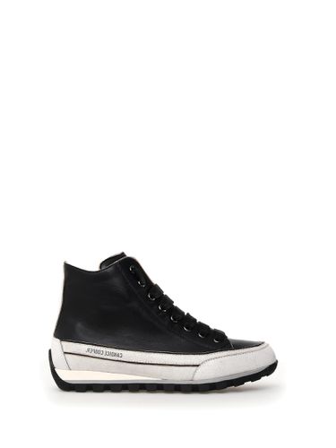 Black Nappa Leather High-top Sneaker - Candice Cooper - Modalova