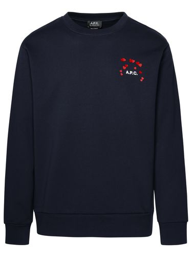 A. P.C. Blue Cotton Sweatshirt - A.P.C. - Modalova