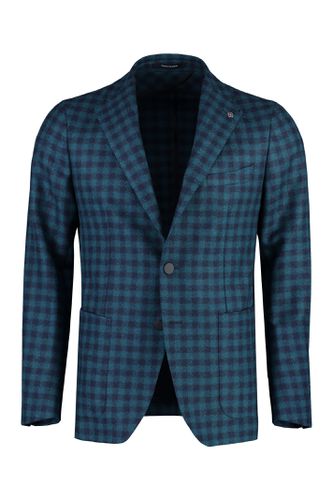 Single-breasted Virgin Wool Jacket - Tagliatore - Modalova