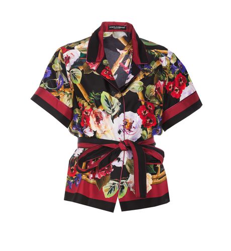 Maiolica Print Shirt - Dolce & Gabbana - Modalova