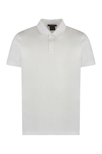 Short Sleeve Cotton Polo Shirt - Paul & Shark - Modalova