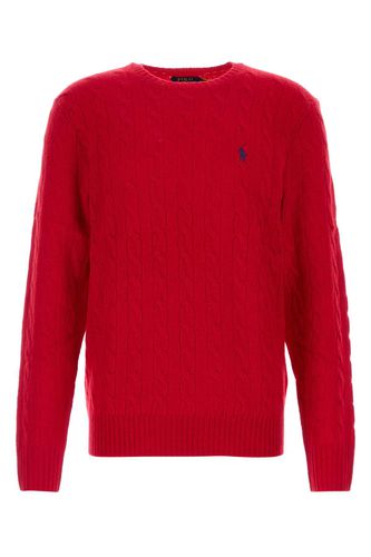 Red Wool Blend Sweater Red Cashmere Sweater - Polo Ralph Lauren - Modalova