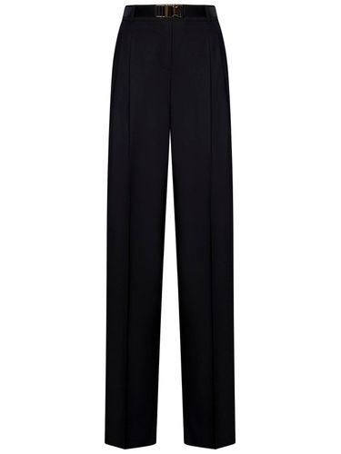 Belted Straight Leg Trousers - Max Mara Studio - Modalova