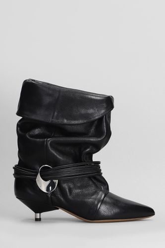 Edrika High Heels Ankle Boots In Leather - Isabel Marant - Modalova