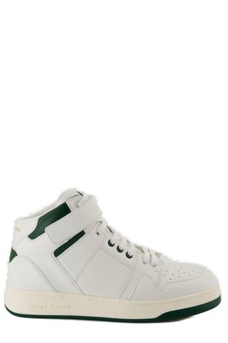 Lax Round Toe Lace-up Sneakers - Saint Laurent - Modalova