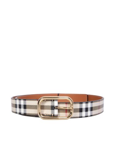 Burberry Checked Belt - Burberry - Modalova