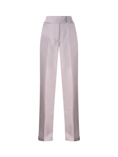 Genny Trousers In Semi-gloss Fabric - Genny - Modalova