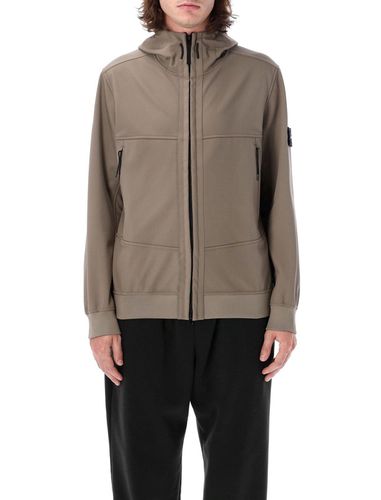 Stone Island Zip-up Hooded Jacket - Stone Island - Modalova