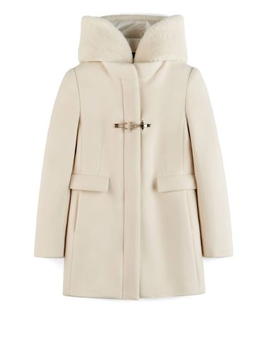 Toggle Coat In Wool And Cashmere - Fay - Modalova