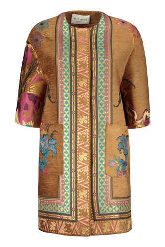 Etro Floral Embroidery Coat - Etro - Modalova