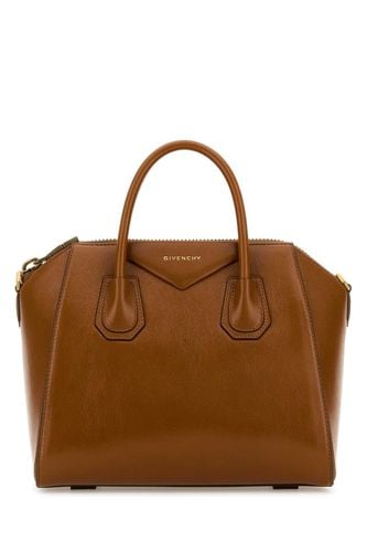 Caramel Leather Small Antigona Handbag - Givenchy - Modalova