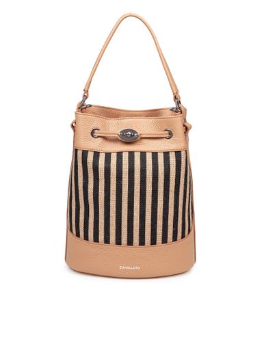 Bucket Bag Monda Wicker S Color Leather - Zanellato - Modalova