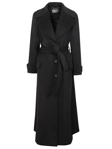 Single-breasted Belted Waist Coat - Alberta Ferretti - Modalova