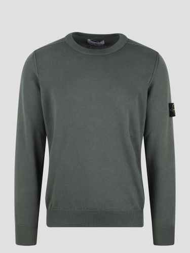 Stone Island Badge Logo Sweater - Stone Island - Modalova