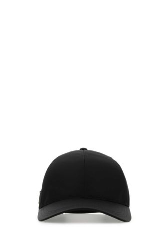 Prada Black Re-nylon Baseball Cap - Prada - Modalova