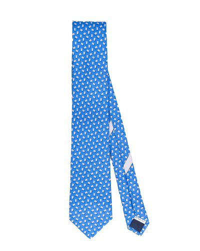 Salvatore Ferragamo Ties Clear Blue - Ferragamo - Modalova