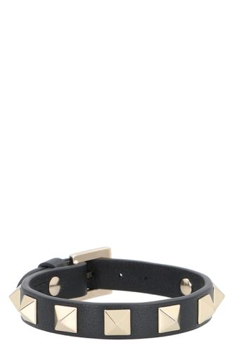 Garavani - Rockstud Leather Bracelet - Valentino - Modalova