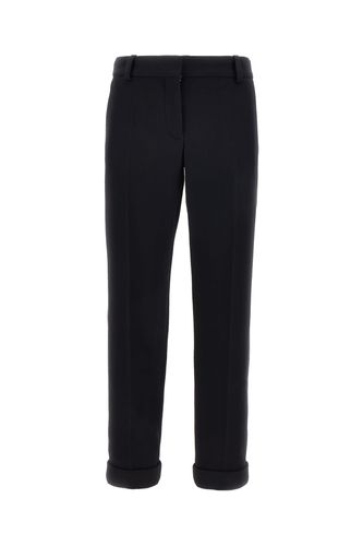 Balmain Black Wool Pant - Balmain - Modalova