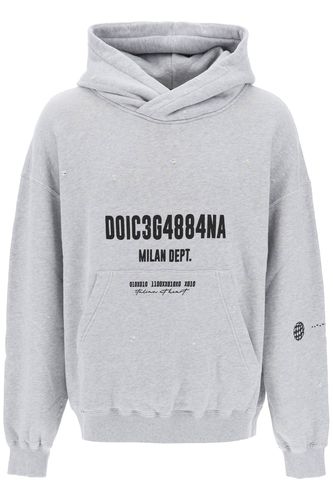 Distressed-effect Hoodie - Dolce & Gabbana - Modalova