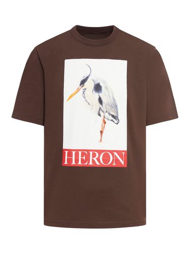 Heron Bird Painted Crewneck T-shirt - HERON PRESTON - Modalova