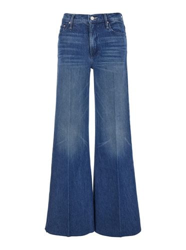 The Twisted Sneak Fray Five-pocket Jeans With Bleached Effect In Cotton Blend Woman - Mother - Modalova