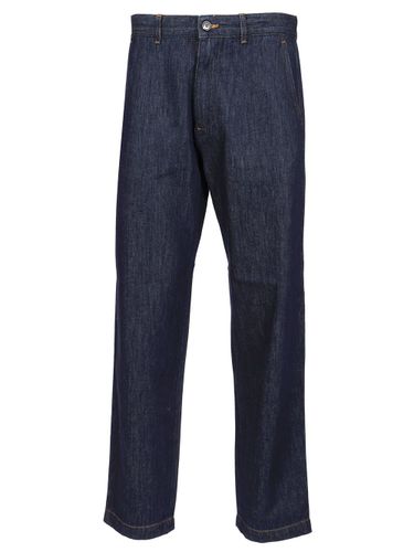 Penwick Trousers In Cotton Denim - Dries Van Noten - Modalova