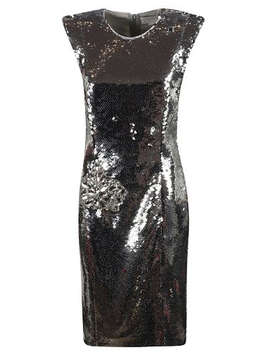 Sequin-coated Sleeveless Dress - Genny - Modalova