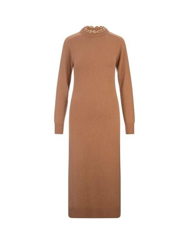 Chain-neckline Knitted Dress - Paco Rabanne - Modalova