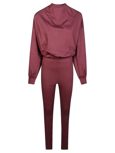 Sylvia Draped Long-sleeve Jumpsuit - The Andamane - Modalova