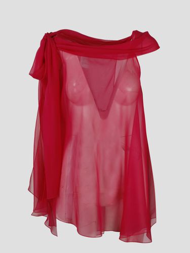 Silk Chiffon Blouse - Alberta Ferretti - Modalova