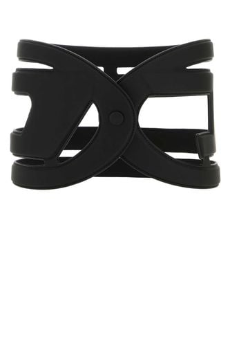 Black Synthetic Leather B-cage-d Maxi Belt - Diesel - Modalova