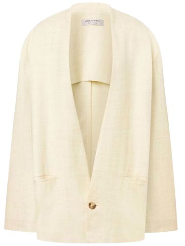 Linen Blend Blazer - Philosophy di Lorenzo Serafini - Modalova