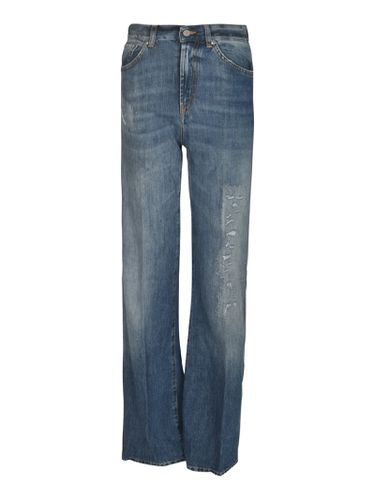 Dondup Straight Buttoned Jeans - Dondup - Modalova