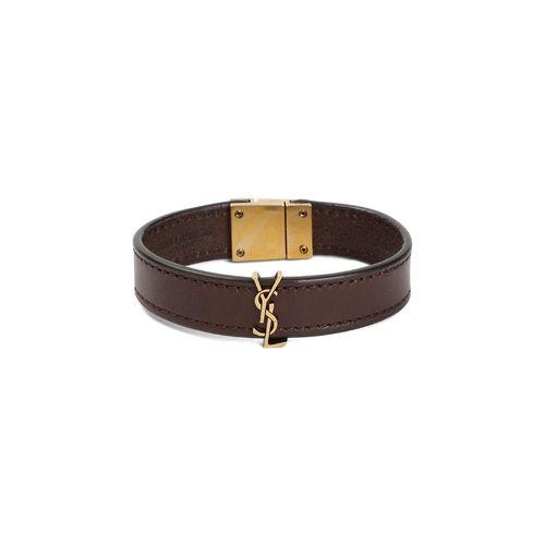 Cassandre Logo Plaque Bracelet - Saint Laurent - Modalova