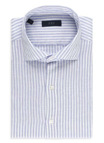 Fay Striped Shirt - Fay - Modalova