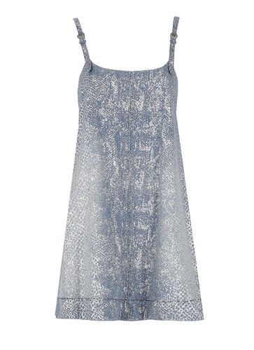 Denim Slip Dress - Versace Jeans Couture - Modalova