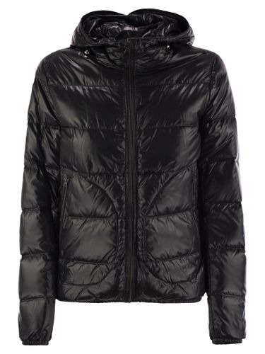 Ultralight Nylon Down Bomber Jacket - Herno - Modalova