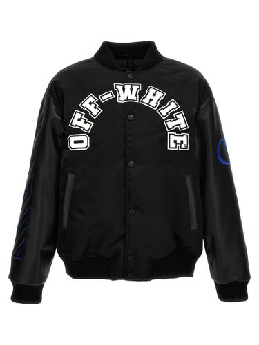 Off-White Baseball Varsity Jacket - Off-White - Modalova