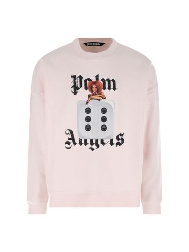 Holy Pin Up Crew Neck Sweatshirt - Palm Angels - Modalova