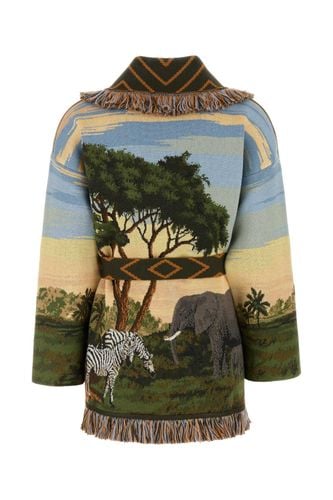 Embroidered Wool Blend Cardigan - Alanui - Modalova