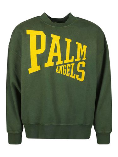 College Crewneck Sweatshirt - Palm Angels - Modalova